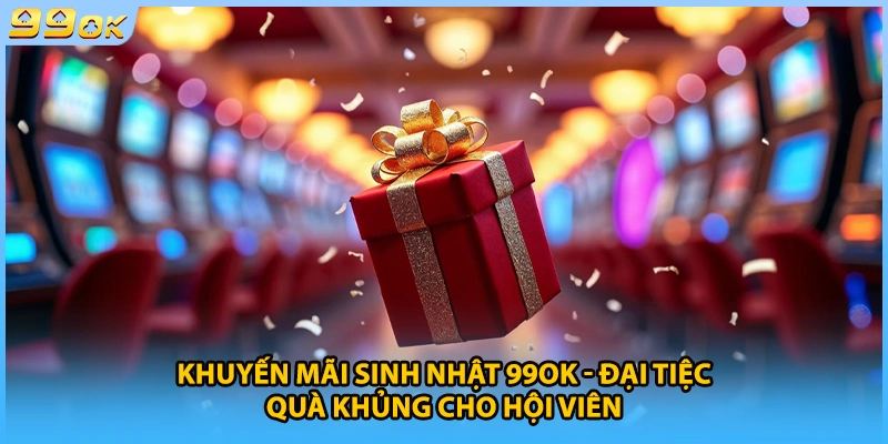 Khuyến mãi sinh nhật 99OK - Tặng quà khủng cho hội viên